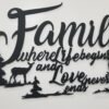 Family Deer Sign