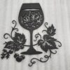 Wine glass and vines